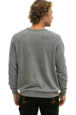 Sweatshirts | Sweatshirts | Aviator Nation LOGO SWEATSHIRT - HEATHER GREY HEATHERGREY