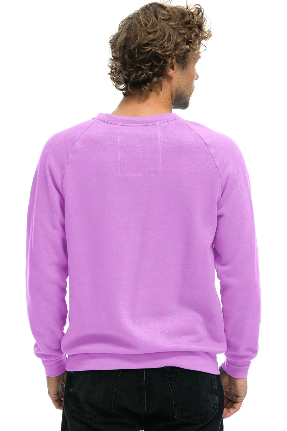 Sweatshirts | Sweatshirts | Aviator Nation LOGO SWEATSHIRT - NEON PURPLE NEONPURPLE