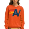 Sweatshirts | Sweatshirts | Aviator Nation LOGO SWEATSHIRT - ORANGE
