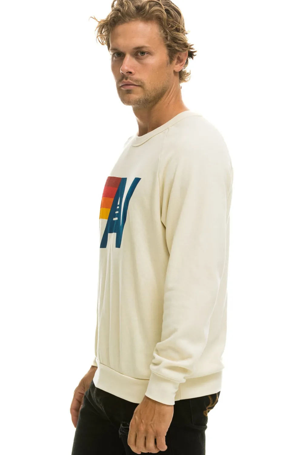 Sweatshirts | Sweatshirts | Aviator Nation LOGO SWEATSHIRT - VINTAGE WHITE VINTAGEWHITE