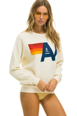 Sweatshirts | Sweatshirts | Aviator Nation LOGO SWEATSHIRT - VINTAGE WHITE VINTAGEWHITE