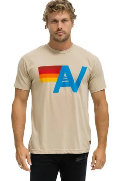 Tees | Tees | Aviator Nation LOGO TEE - SAND