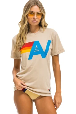 Tees | Tees | Aviator Nation LOGO TEE - SAND