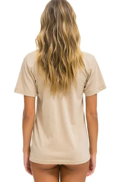 Tees | Tees | Aviator Nation LOGO TEE - SAND