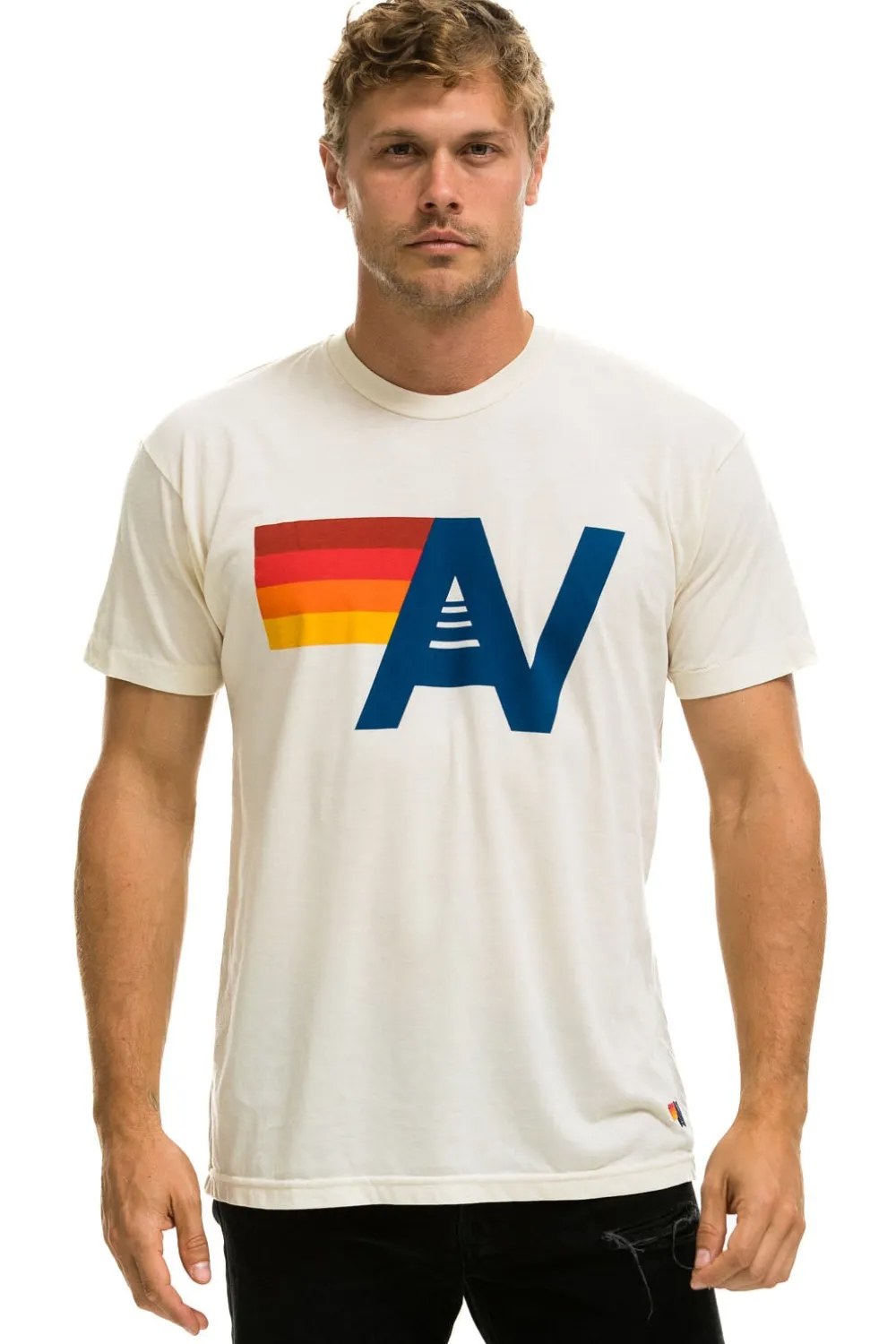 Tees | Tees | Aviator Nation LOGO TEE - VINTAGE WHITE VINTAGEWHITE