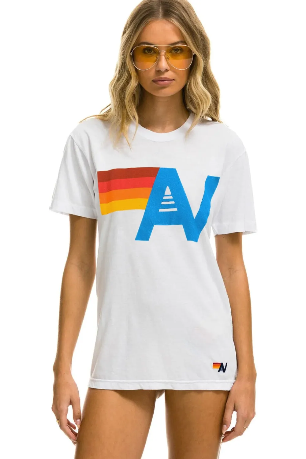 Tees | Tees | Aviator Nation LOGO TEE - WHITE