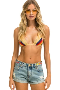 Denim | Denim | Aviator Nation LOW RISE ROCKER CALI LOVER HEART - WOMENS JEAN SHORT WOMENSJEANSHORT