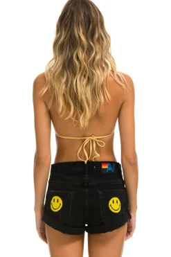 Denim | Denim | Aviator Nation LOW RISE ROCKER JEAN SHORTS - VINTAGE BLACK VINTAGEBLACK