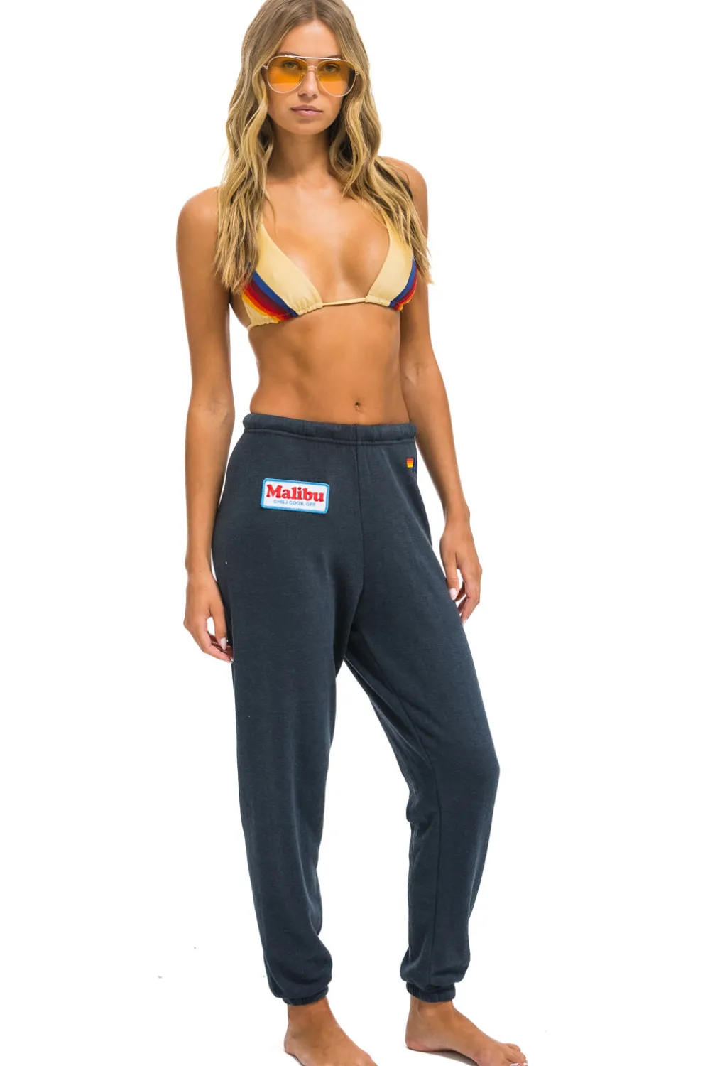 Collab Merchandise | Collab Merchandise | Aviator Nation MALIBU CHILI COOK-OFF 2024 UNISEX SWEATPANTS - CHARCOAL