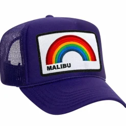 Trucker Hats | Trucker Hats | Aviator Nation MALIBU RAINBOW TRUCKER HAT