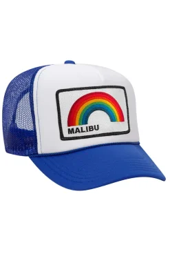 Trucker Hats | Trucker Hats | Aviator Nation MALIBU RAINBOW TRUCKER HAT