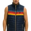 Vests | Aviator Nation MEN'S 4 STRIPE VEST - NAVY