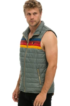 Vests | Aviator Nation MEN'S 4 STRIPE VEST - SEDONA