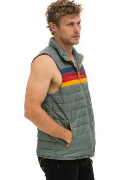 Vests | Aviator Nation MEN'S 4 STRIPE VEST - SEDONA