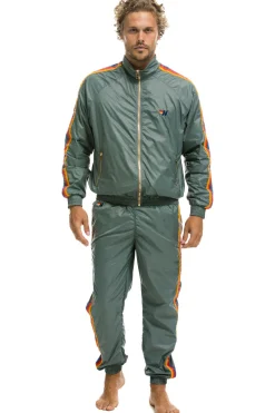 Wind Breakers | Aviator Nation MEN'S 4 STRIPE WIND PANT - SEDONA GREY SEDONAGREY