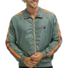 Wind Breakers | Aviator Nation MEN'S 4 STRIPE WINDBREAKER -   SEDONA