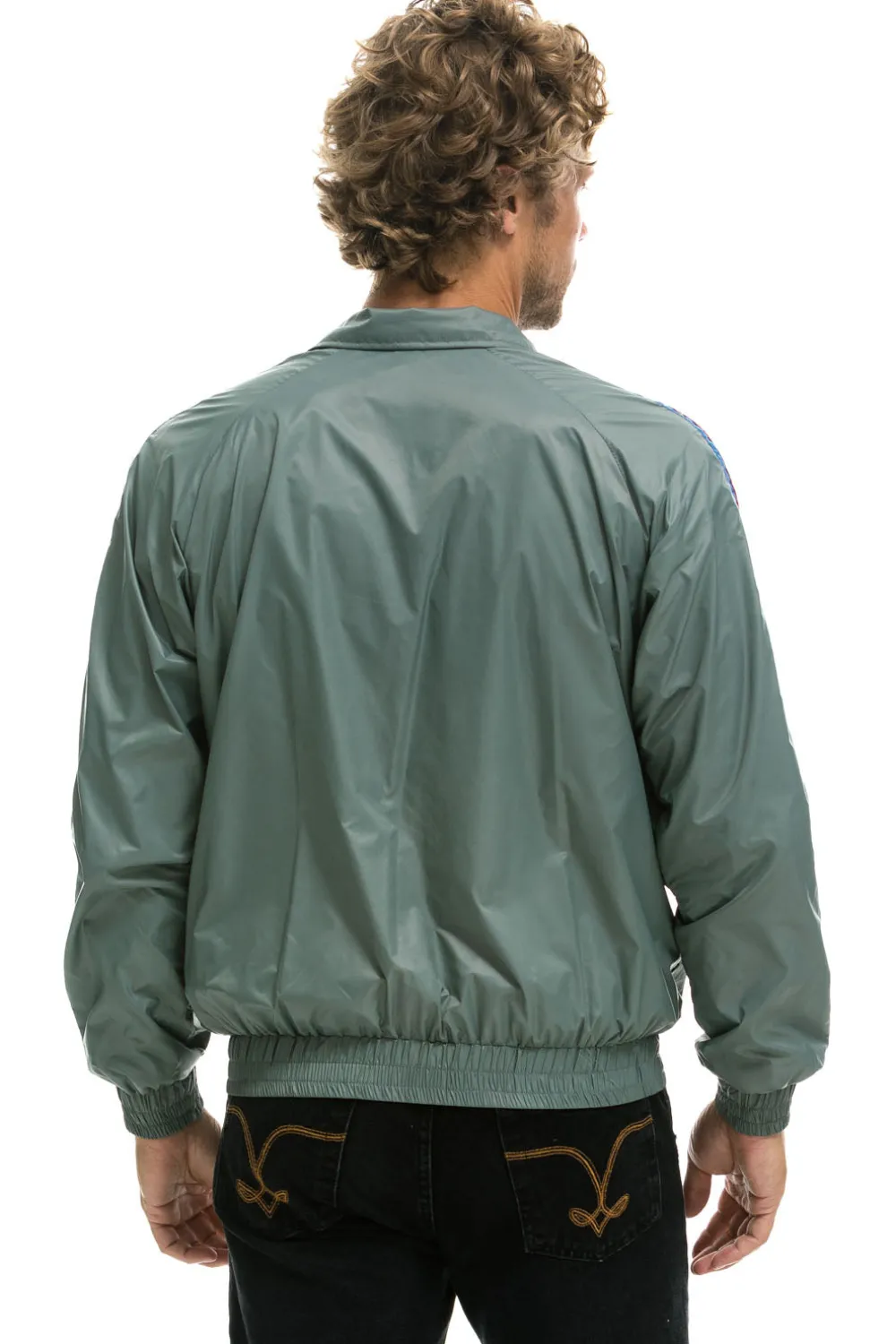Wind Breakers | Aviator Nation MEN'S 4 STRIPE WINDBREAKER - SEDONA