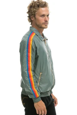 Wind Breakers | Aviator Nation MEN'S 4 STRIPE WINDBREAKER - SEDONA