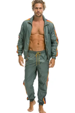 Wind Breakers | Aviator Nation MEN'S 4 STRIPE WINDBREAKER - SEDONA