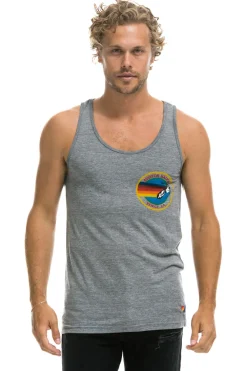 Tanks | Aviator Nation MEN'S TANK - HEATHER GREY HEATHERGREY
