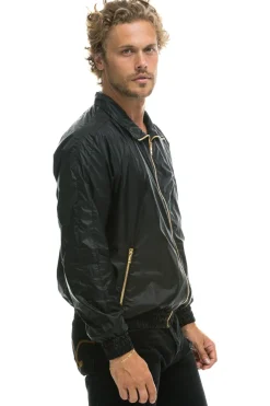 Wind Breakers | Aviator Nation MEN'S BASIC WINDBREAKER - BLACK