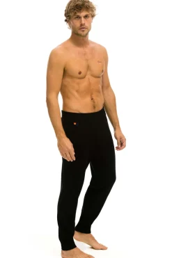 Sweatpants | Aviator Nation MEN'S BOLT CASHMERE LIGHT SWEATER PANT- BLACK // WHITE BOLT BLACK//WHITEBOLTMen'sSweatpantsAviatorNation