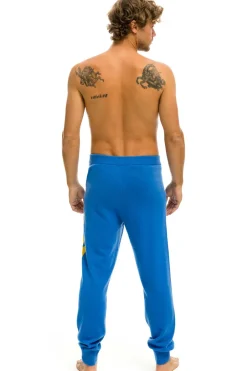Sweatpants | Aviator Nation MEN'S BOLT CASHMERE LIGHT SWEATER PANT- VINTAGE BLUE // GOLD BOLT VINTAGEBLUE//GOLDBOLTMen'sSweatpantsAviatorNation