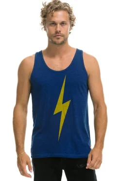 Tanks | Aviator Nation MEN'S BOLT  TANK - ROYAL