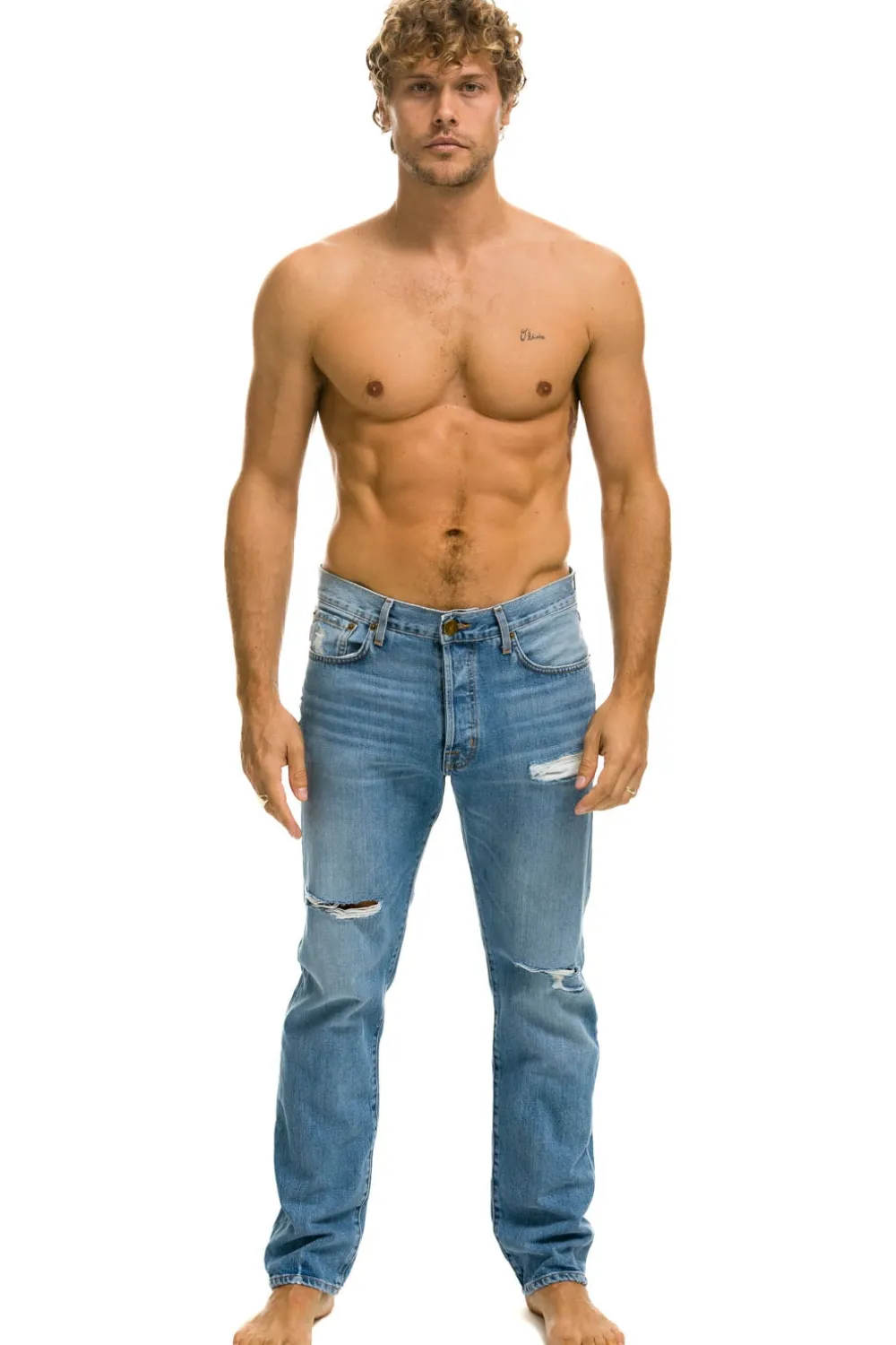 Denim | Denim | Aviator Nation MEN'S CLASSIC STRAIGHT LEG DENIM JEAN - SUPER LIGHT SUPERLIGHT