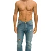 Denim | Denim | Aviator Nation MEN'S CLASSIC STRAIGHT LEG DENIM JEAN - VINTAGE
