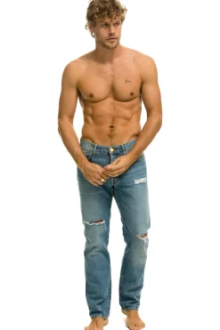 Denim | Denim | Aviator Nation MEN'S CLASSIC STRAIGHT LEG DENIM JEAN - VINTAGE