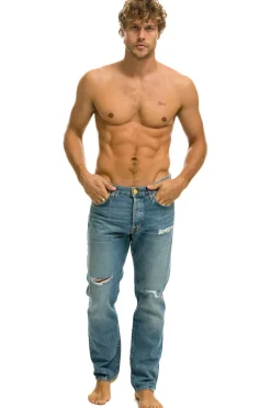 Denim | Denim | Aviator Nation MEN'S CLASSIC STRAIGHT LEG DENIM JEAN - VINTAGE