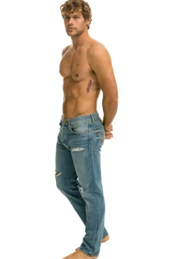 Denim | Denim | Aviator Nation MEN'S CLASSIC STRAIGHT LEG DENIM JEAN - VINTAGE