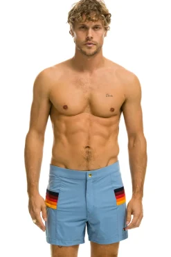 Boardshorts | Shorts | Aviator Nation MEN'S HORIZONTAL 5 STRIPE FLEX SHORTS - ISLANDA