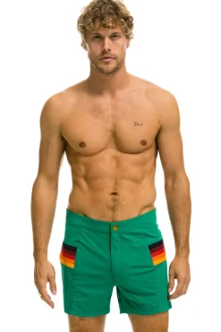 Boardshorts | Shorts | Aviator Nation MEN'S HORIZONTAL 5 STRIPE FLEX SHORTS - AMAZON