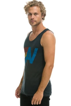 Tanks | Aviator Nation MEN'S LOGO TANK - CHARCOAL
