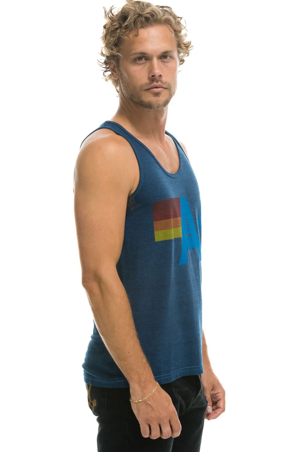 Tanks | Aviator Nation MEN'S LOGO TANK - NAVY