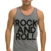 Tanks | Aviator Nation MEN'S ROCK AND ROLL TANK - HEATHER GREY HEATHERGREY