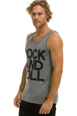 Tanks | Aviator Nation MEN'S ROCK AND ROLL TANK - HEATHER GREY HEATHERGREY