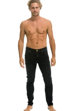 Denim | Denim | Aviator Nation MEN'S SLIM FIT SURFER DENIM JEAN - VINTAGE BLACK VINTAGEBLACK