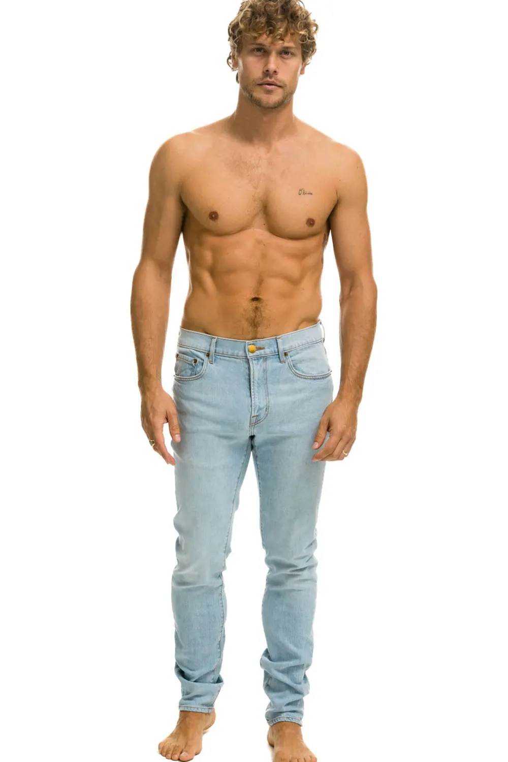 Denim | Denim | Aviator Nation MEN'S SLIM FIT SURFER DENIM JEAN - SUPER LIGHT SUPERLIGHT