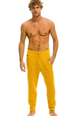 Sweatpants | Aviator Nation MEN'S VINTAGE CABIN CASHMERE SWEATER PANT- GOLD GOLDWOMENSAviatorNation