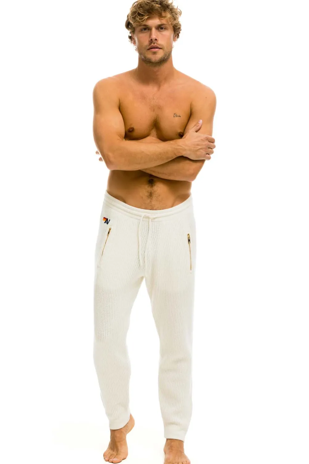 Sweatpants | Aviator Nation MEN'S VINTAGE CABIN CASHMERE SWEATER PANT- VINTAGE WHITE VINTAGEWHITEWOMENSAviatorNation