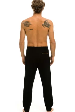 Sweatpants | Aviator Nation MEN'S VINTAGE CABIN CASHMERE SWEATER PANT- BLACK BLACKWOMENSAviatorNation