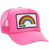 Trucker Hats | Trucker Hats | Aviator Nation MIAMI RAINBOW TRUCKER HAT
