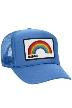 Trucker Hats | Trucker Hats | Aviator Nation MIAMI RAINBOW TRUCKER HAT