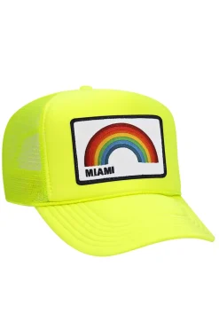 Trucker Hats | Trucker Hats | Aviator Nation MIAMI RAINBOW TRUCKER HAT