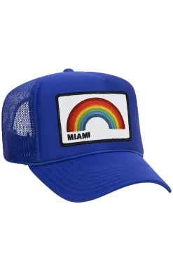 Trucker Hats | Trucker Hats | Aviator Nation MIAMI RAINBOW TRUCKER HAT