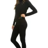 Base Layers | Aviator Nation MICRO MODAL BASE LAYER BOTTOM - BLACK