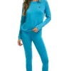Base Layers | Aviator Nation MICRO MODAL BASE LAYER BOTTOM - OCEAN